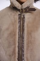Rino & Pelle Lambra Oat Short Faux Fur Jacket