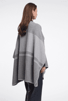 Rino & Pelle Levi Cape in Light Grey Check