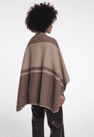 Rino & Pelle Levi Cape in Toffee Check