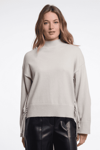 Rino & Pelle Melis Birch Pullover With Fringe Detail