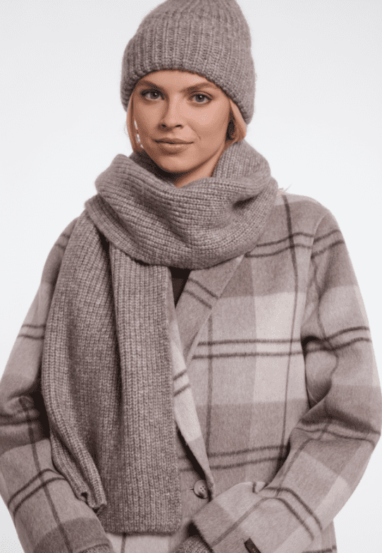 Rino & Pelle Nuria Scarf in Toffee Blend