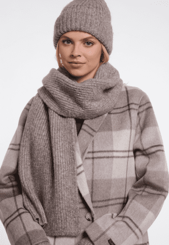 Rino & Pelle Nuria Scarf in Toffee Blend