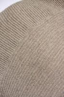 Rino & Pelle Ozanne Beige Mix Poncho With Fringes