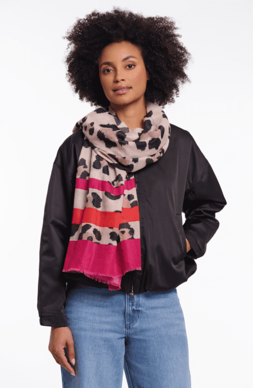 Rino & Pelle Sigrid Big Leopard Scarf