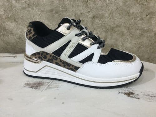 S Oliver 23626-44 108 White / Black Trainer