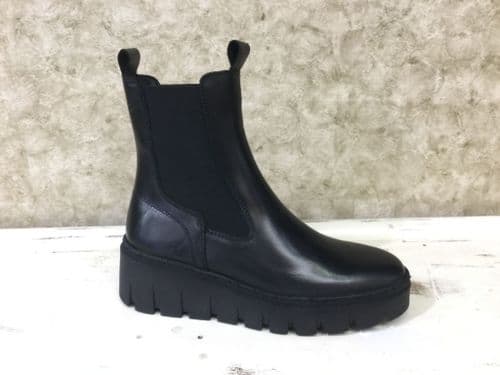 Tamaris 25489-45 Black Leather Ankle Boot