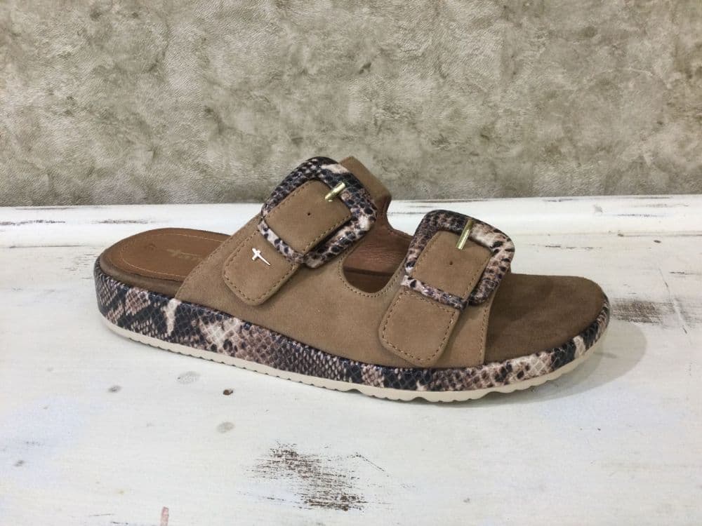 Tamaris 27114-46 Camel / Skin Slider