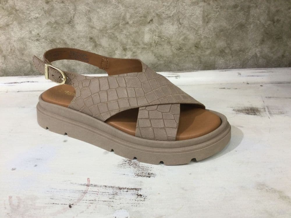 Tamaris 28270-42 Brown Crossover Sandal