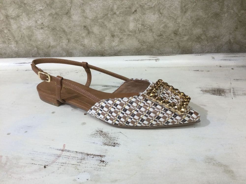 Tamaris 29403-42 Slingback Shoe with Jewel Detail