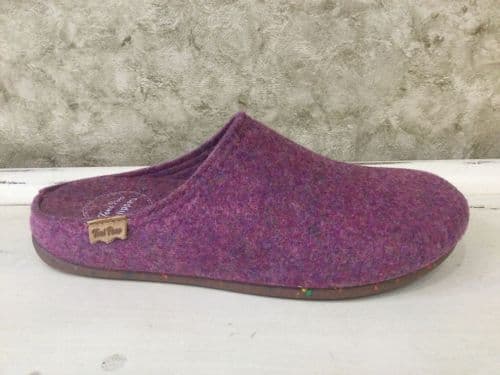Toni Pons MONA-FR Purple Mix Felt Mule Slipper