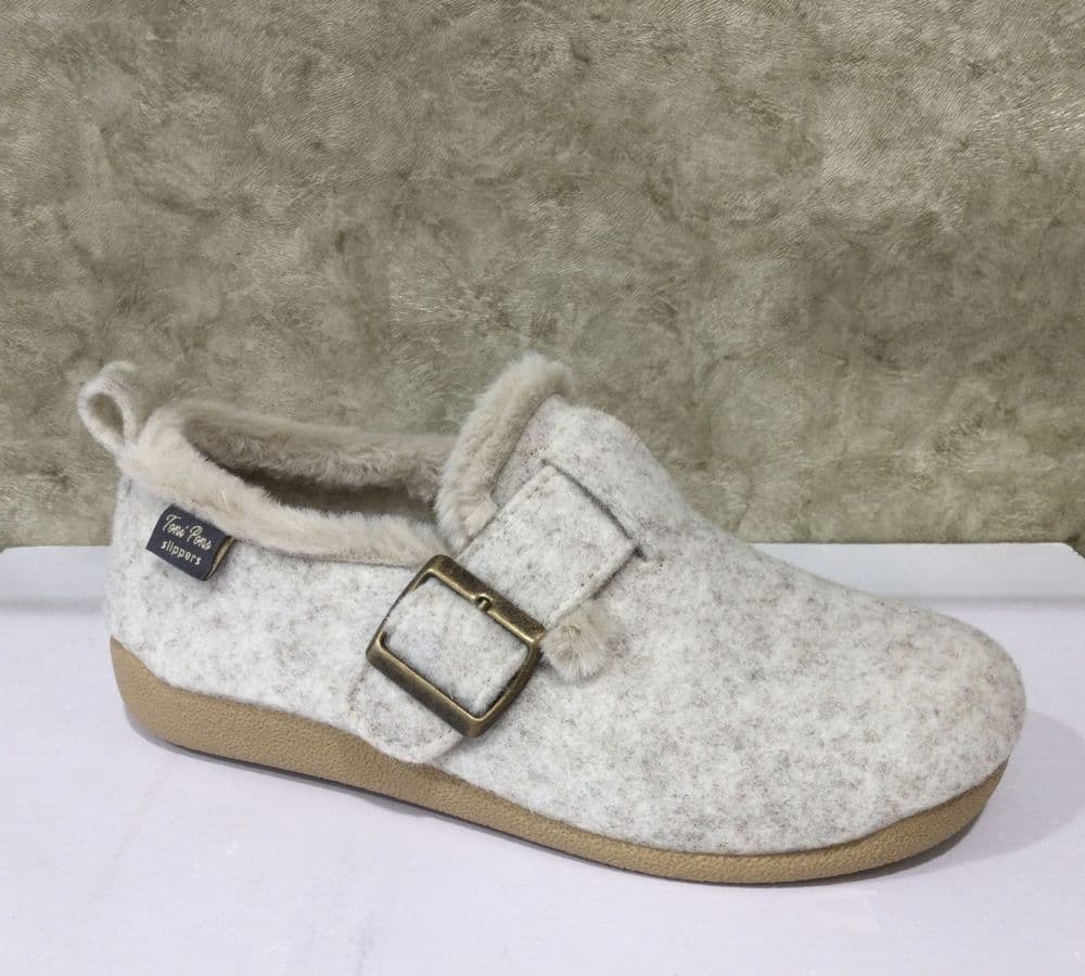 Toni Pons MONI-FP Beige Closed in Slipper
