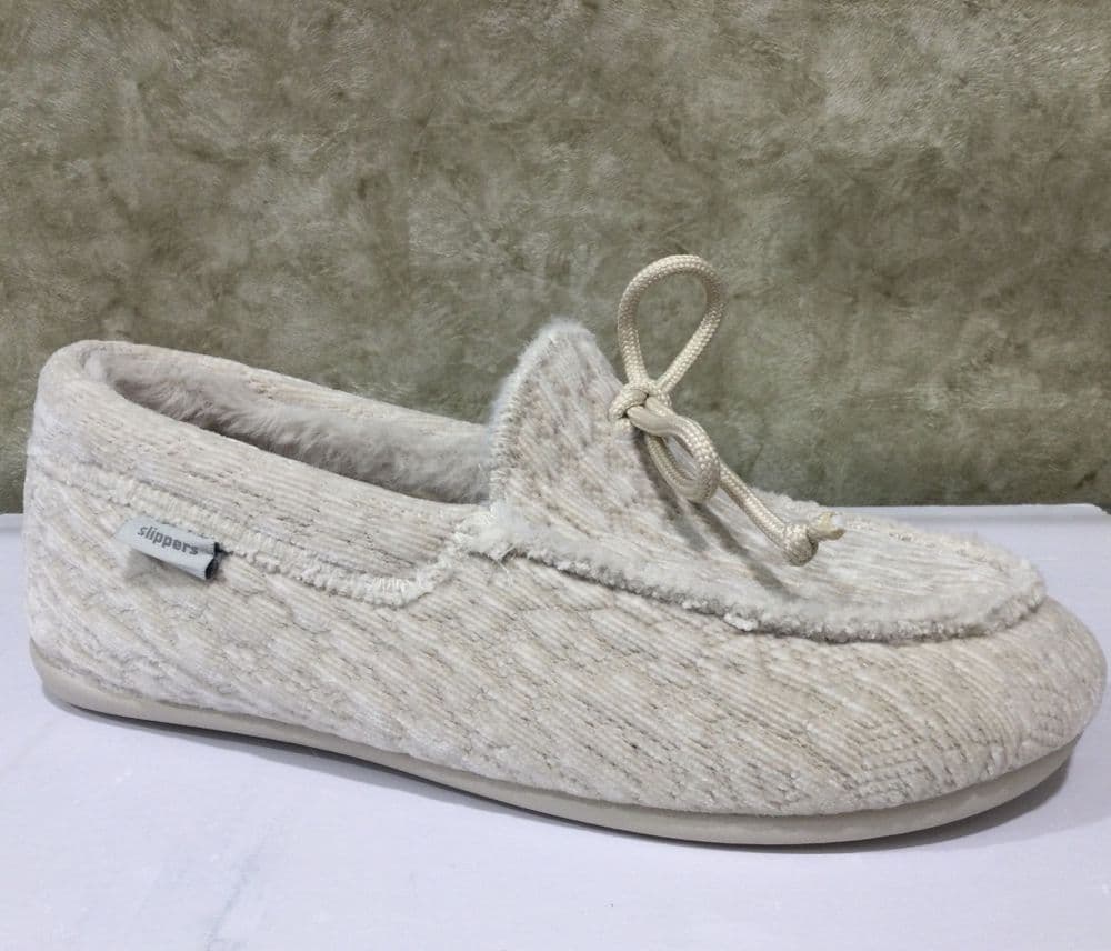 Toni Pons RIGA Beige Loafer Slipper