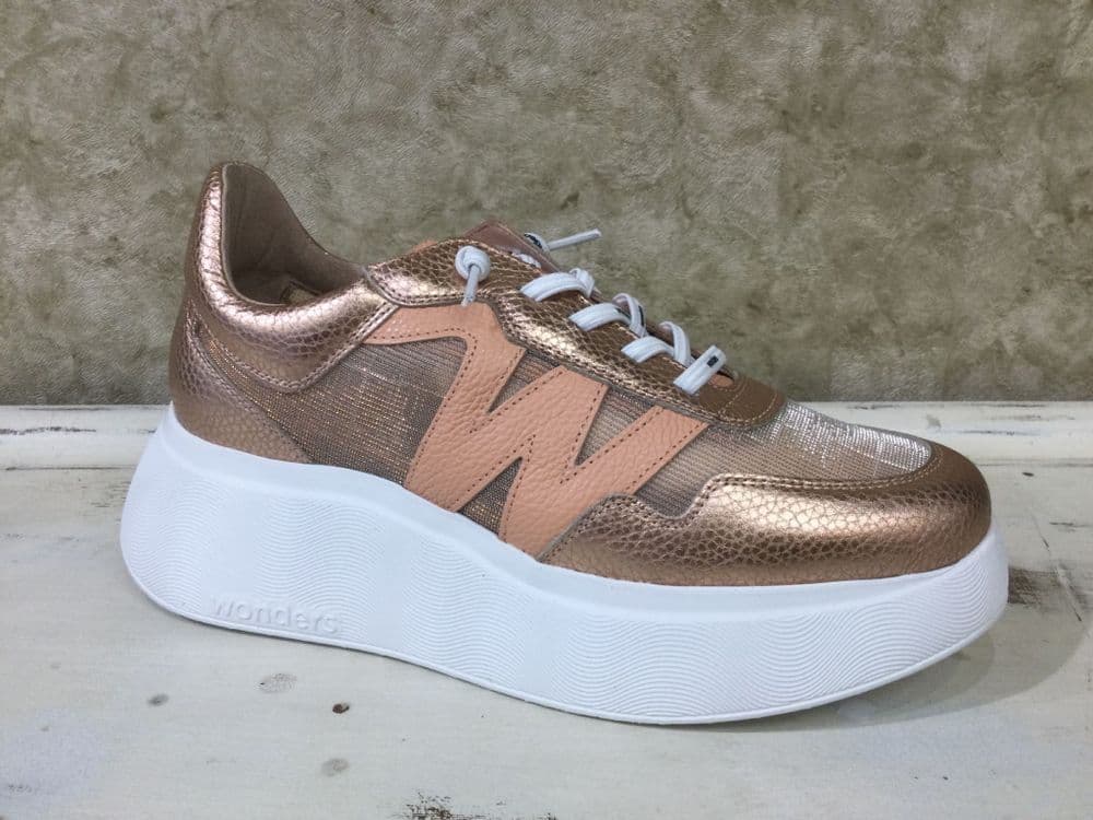 Wonders A3640 Rose Slip On Trainer