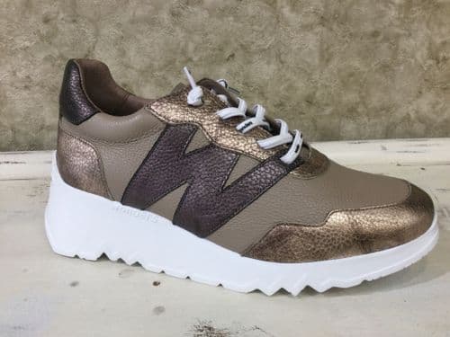 Wonders E-6760 Taupe & Bronze Mix Trainer