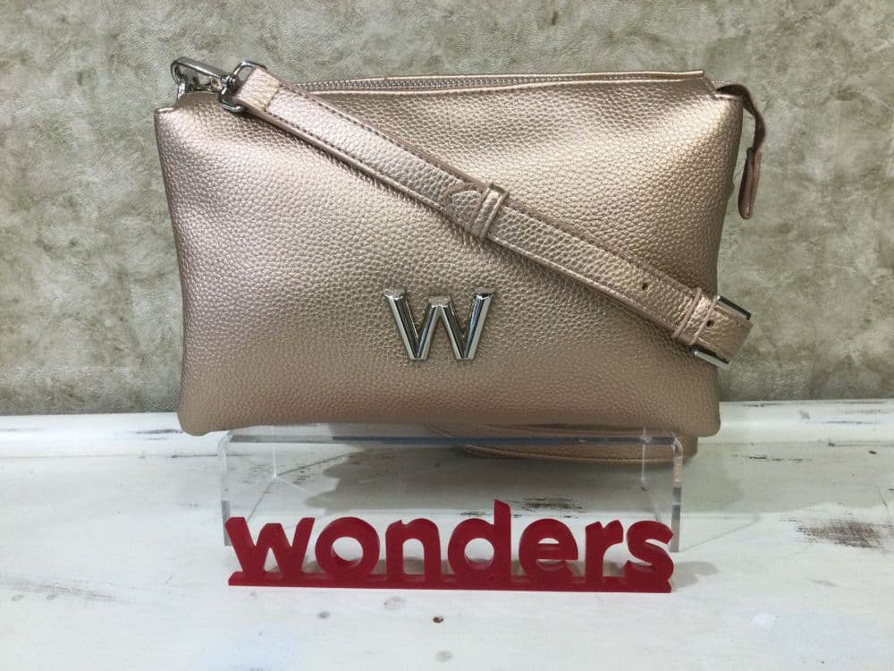 Wonders Handbag WB52007 Rose Gold Crossbody Bag