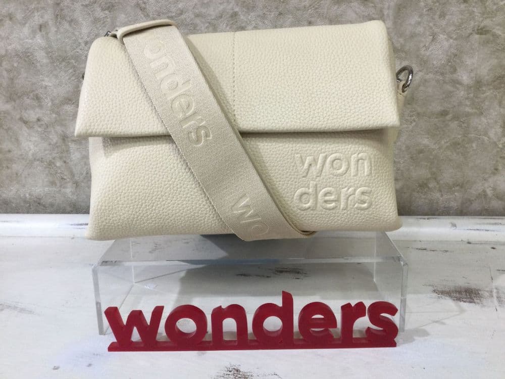 Wonders Handbag WB54020 Cream Crossbody Bag