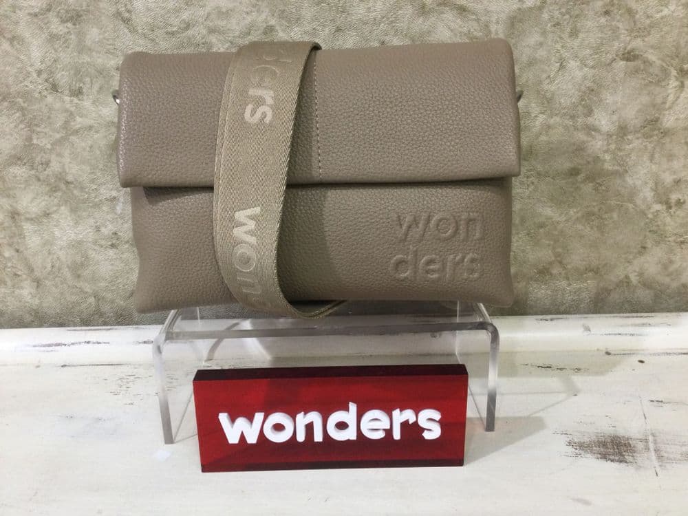Wonders WB-54020 Taupe Small Crossbody Bag