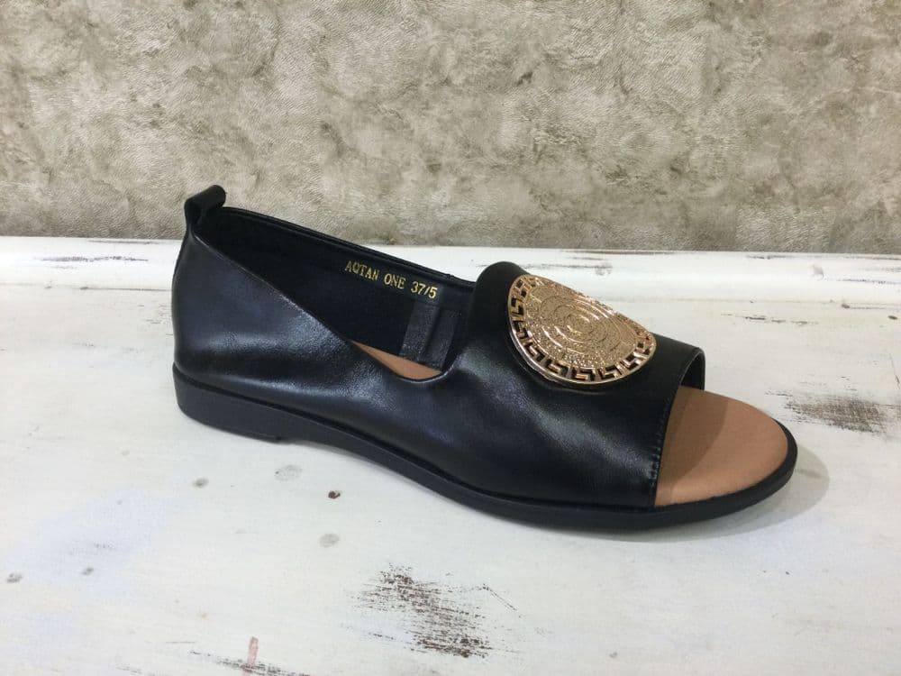 Zanni & Co Aqtan One Ink  Open Toe Shoe