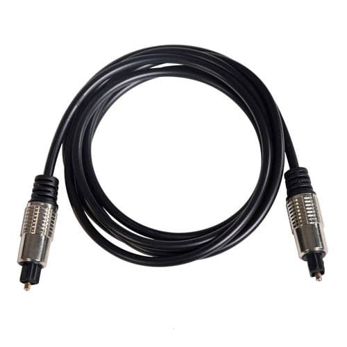 AV:Link 1.5m Premium Fibre Optic Toslink Plug to Plug Lead