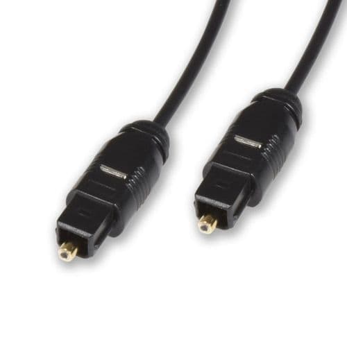 AV:Link 2.5m Fibre Optic Toslink Plug to Plug Lead