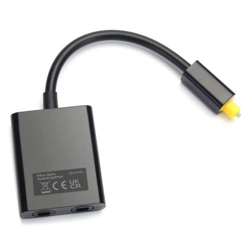 AV:Link  Fibre Optic Toslink Splitter (1 plug to 2 sockets)
