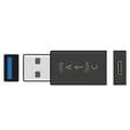 AV:Link USB-A Plug to USB C Socket OTG Adapter