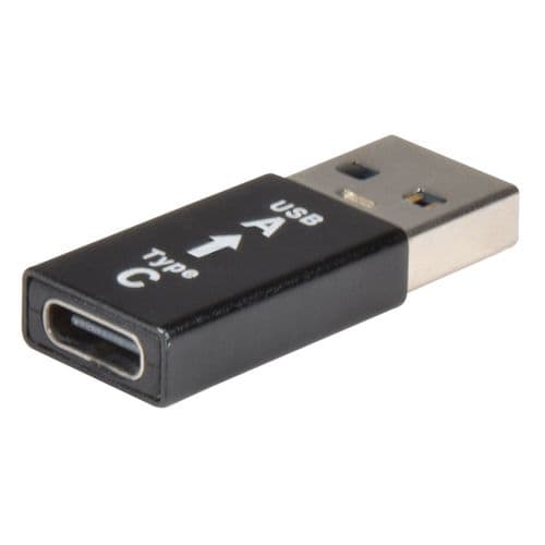 AV:Link USB-A Plug to USB C Socket OTG Adapter