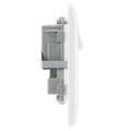BG 13A 2 Gang SP Switched Socket WHITE