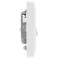 BG 13A Fused Switched Connection Unit with Flex Outlet WHITE