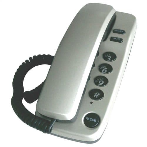 Geemarc Marbella Corded Telephone SILVER