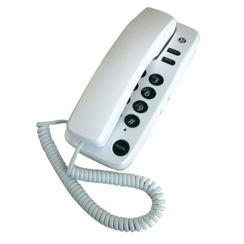 Geemarc Marbella Corded Telephone WHITE