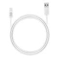 Masterplug 1m USB-A Plug to USB-C Plug Lead WHITE