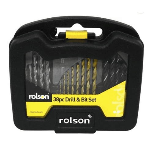 Rolson 38 Piece Drill Bit Set