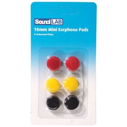 SoundLAB 3 Pairs Replacement 16mm Earphone Pads