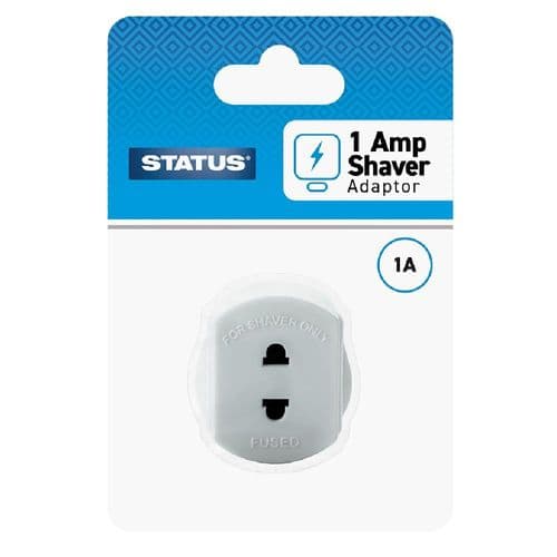 Status 1A Shaver Adapter WHITE