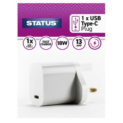 Status USB-C Fast Charger Plug