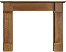 Flat Victorian Solid Pine Mantelpiece