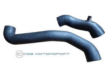Boost Hoses Reinforced Rubber Black Pair
