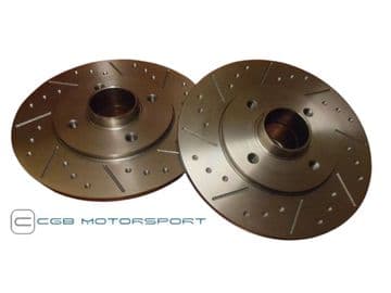 Brake Discs Dimpled and Grooved Rear CGB