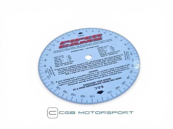 Camshaft Piper Ignition Timing Disc