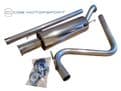 Exhaust System Piper Stainless Steel Single Silencer
