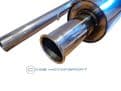 Exhaust System Piper Stainless Steel Single Silencer