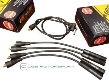 Ignition Spark Plug Leads NGK 7mm Silicone Black