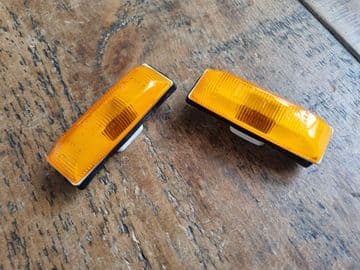 Indicators Side Repeaters Lights Amber Orange Pair