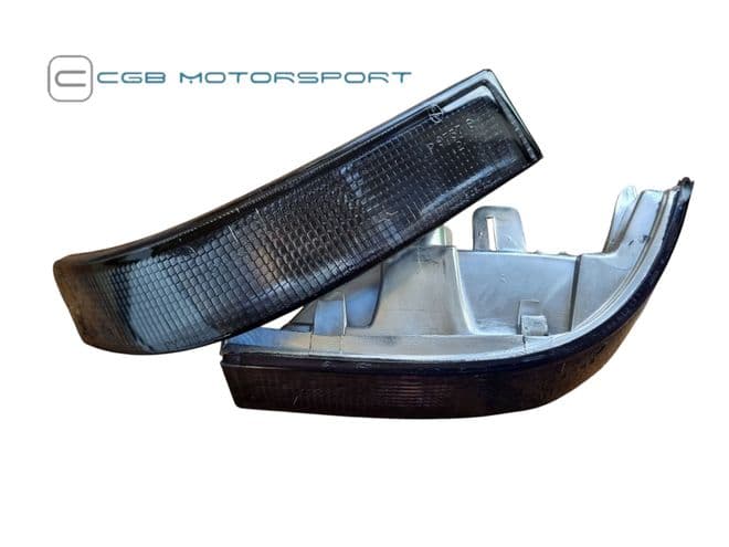 Indicators Smoked Grey Front Lights Pair