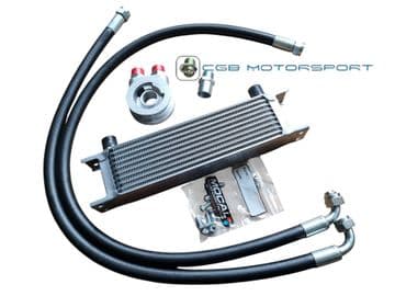 Oil Cooler 10 row 235mm core with MOCAL Fitting Kit