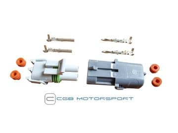 Wiring Plug Connector Double Grey