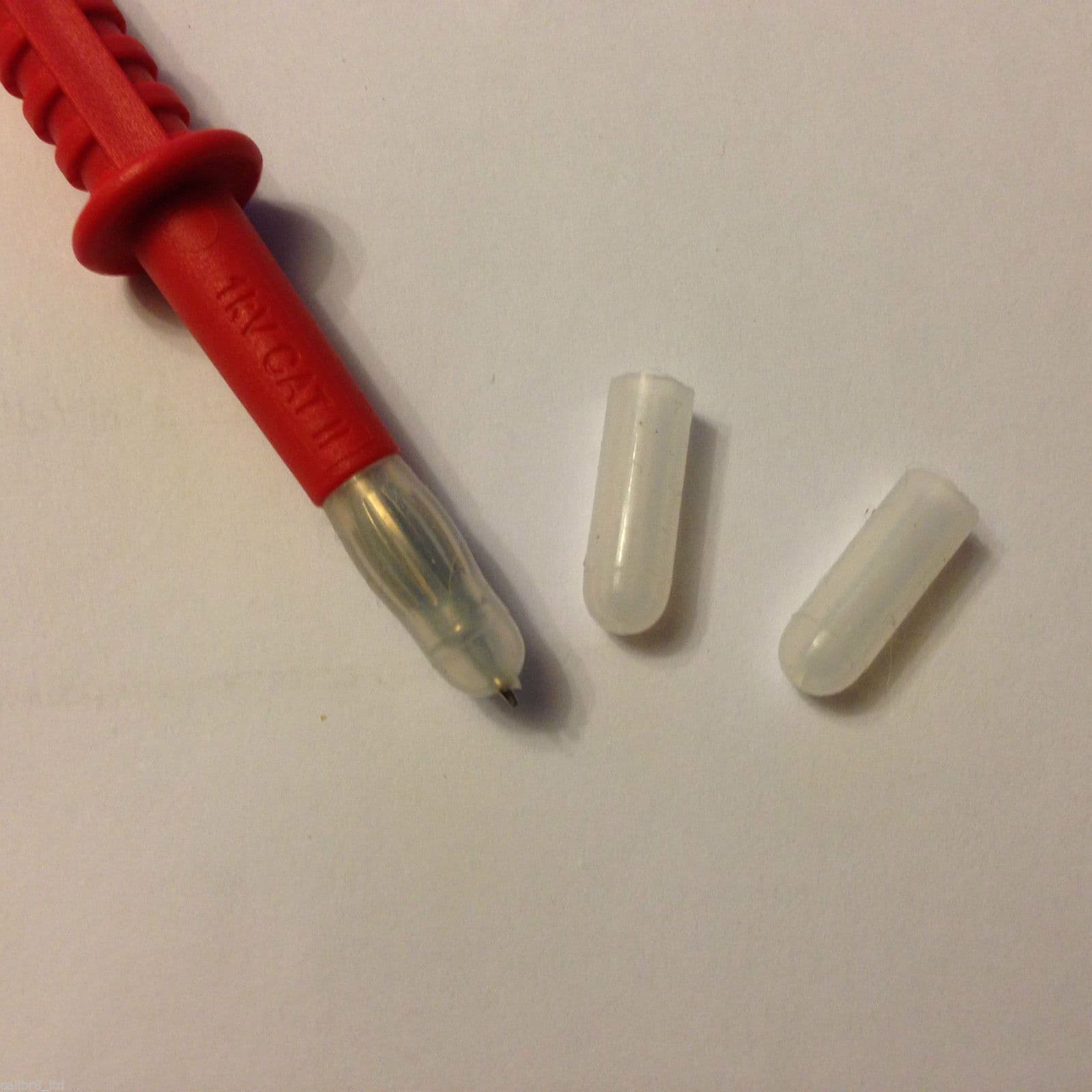 GS38 Electrician Test Probe Tip Shrouds/Covers/Caps Fits Fluke Megger