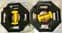 Red & Black Pair of 100m Test Lead Reels , fits Fluke & Megger + More.
