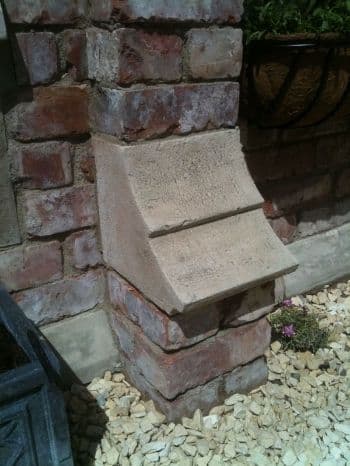 Garden folly buttress stones